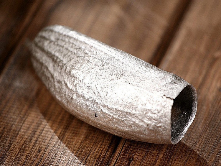 Seru fino, natur, silber lackiert, 13-16 cm, 6 Stück / Pkg