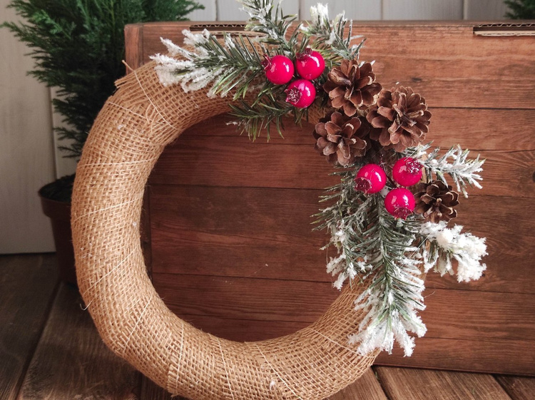 Weihnachtskranz, Durchmesser 25- 30 cm