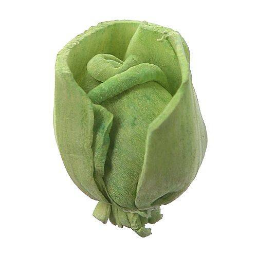 Dried flowers, 2-3 cm, ca. 30 pcs/pkg light green