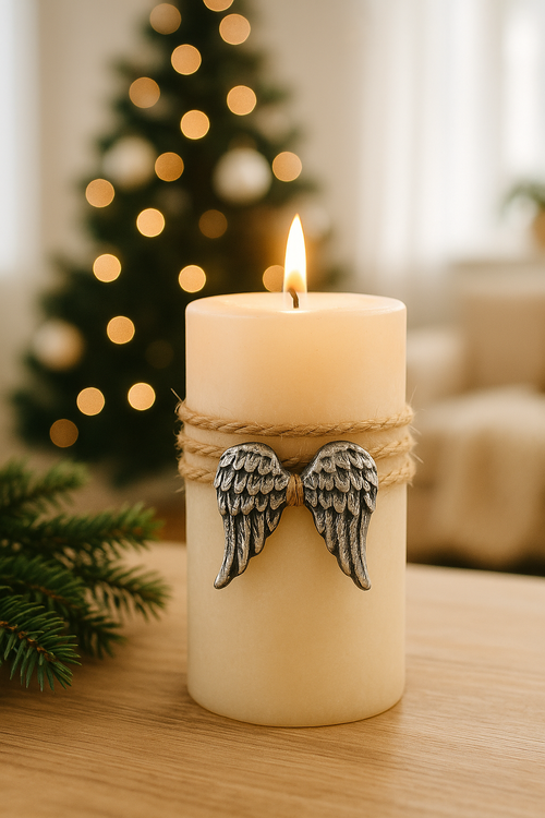 Self-adhesive antique feathers gold 4 cm 6 pcs/pkg