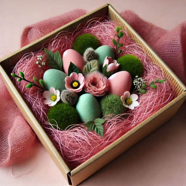 Natural sisal, prepacked, 50 g, dark pink