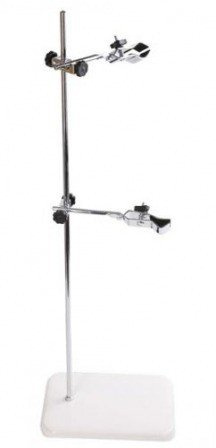 Arbeits- und Dekoständer für florists H 94 cm mit 2 Halterungen im Set.