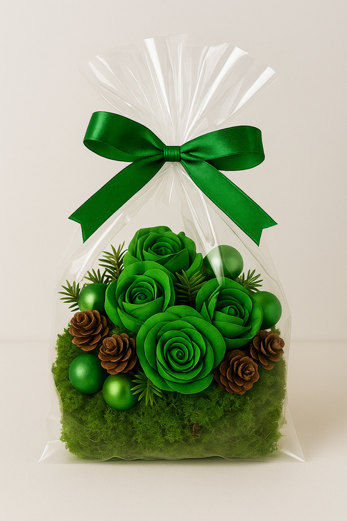 Lotos gefärbt Durchmesser 6-8 cm 6 Stck schwarz