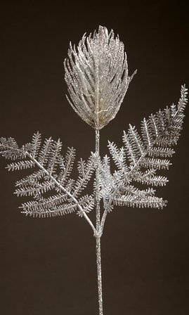 OSET MIT SILBER BROSCHE 28 CM