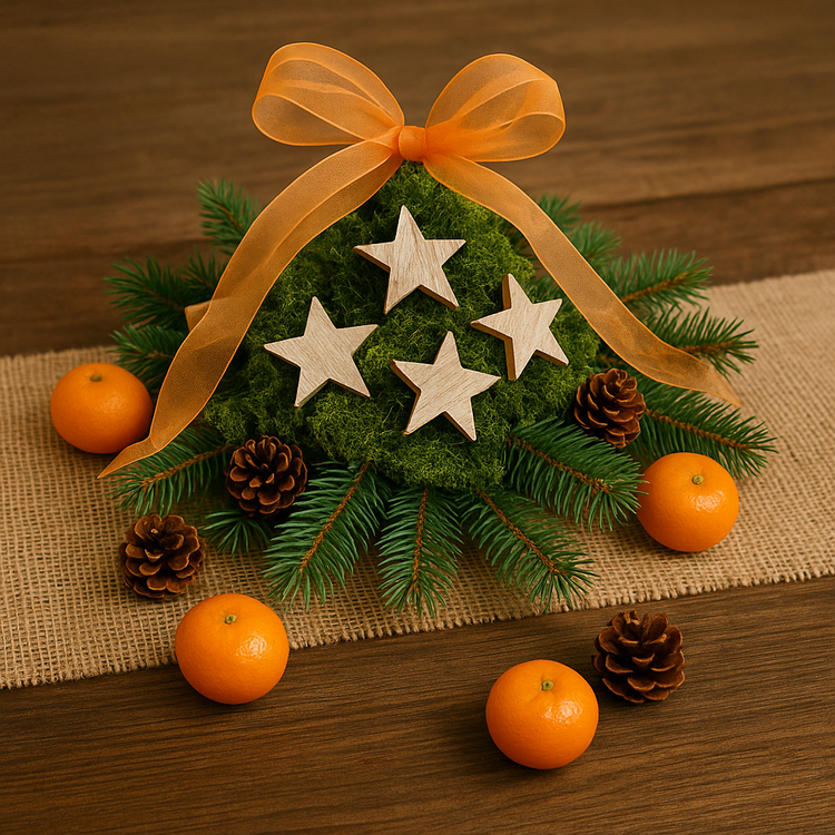 Tiul dekoracyjny pomarańczowy 12 cm x 9 m – ozdobna wstążka do dekoracji, stroików, prezentów i DIY