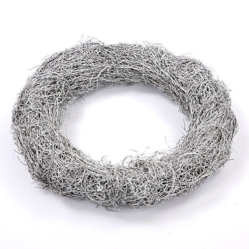 Faschinenkranz silbern 26 cm