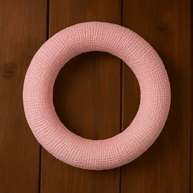 Kranz aus Jute ca. 25 cm gelb