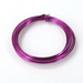 Aluminum wire floristic ring 5 m - purple