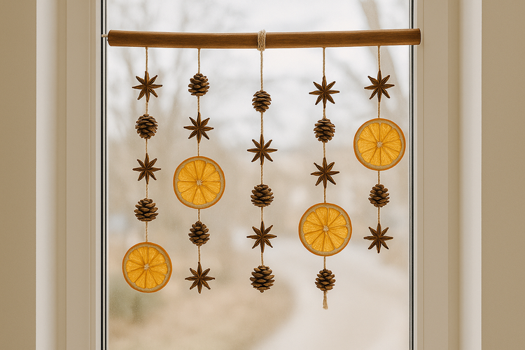 Wreath of naturalcones  ca.30cm