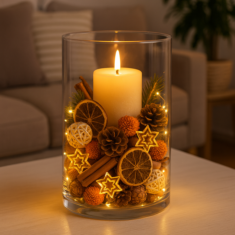 Acryl orangen offene Sterne ca. 16 Stück - 50 g, 3 cm