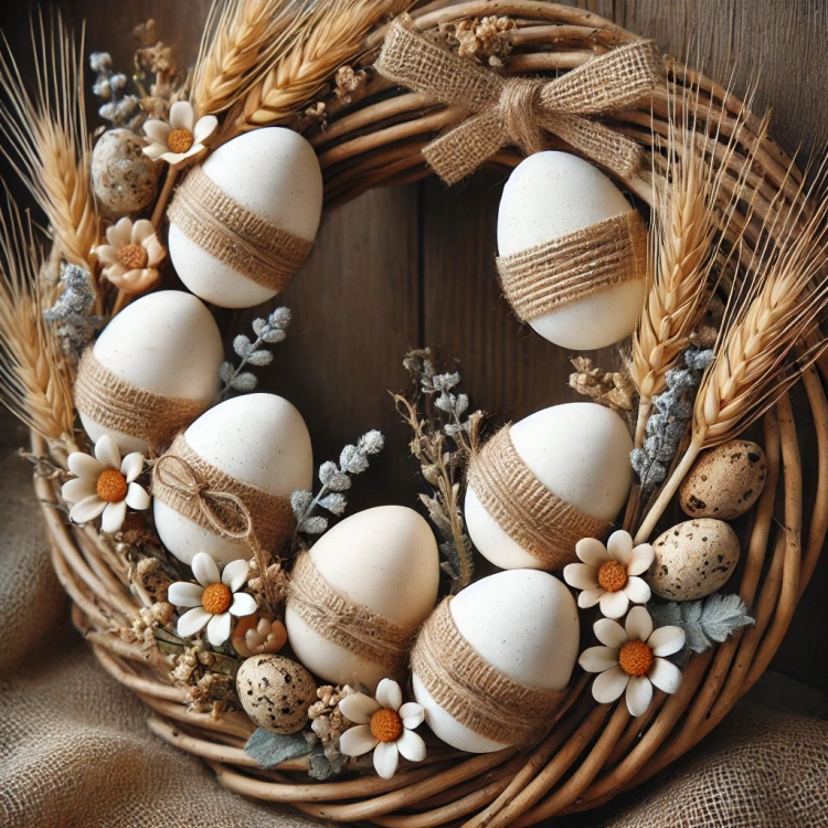 Quail blown eggs 6pcs/pkg