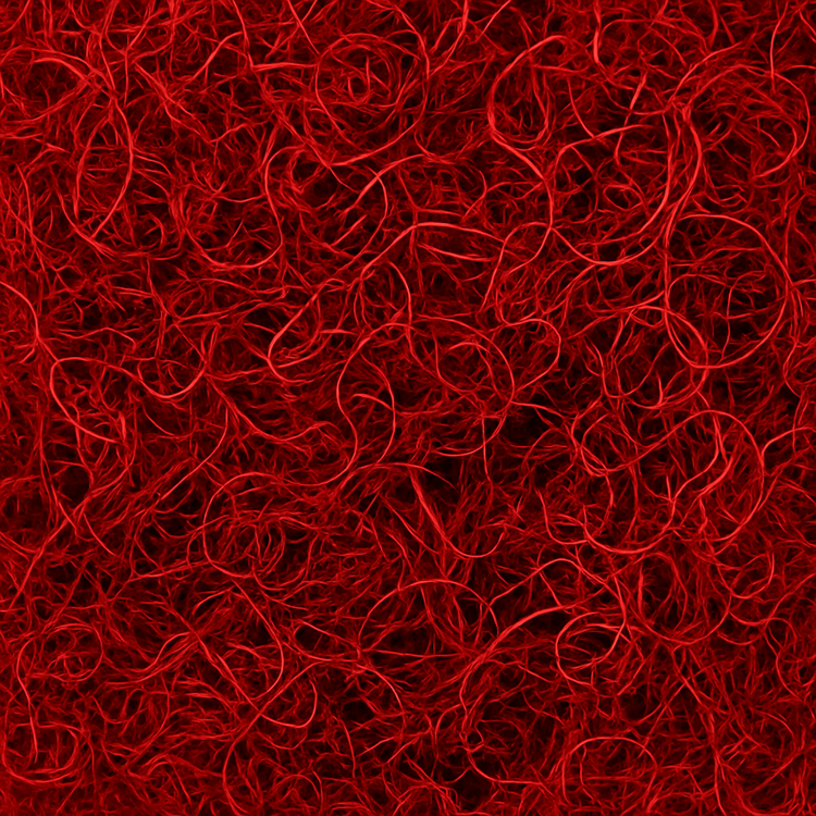 Curly Moos, 30 g, weinrot