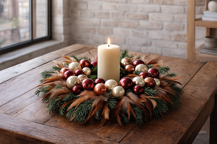 Wreath of naturalcones  ca.30cm