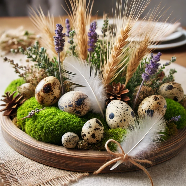 Quail blown eggs 6pcs/pkg