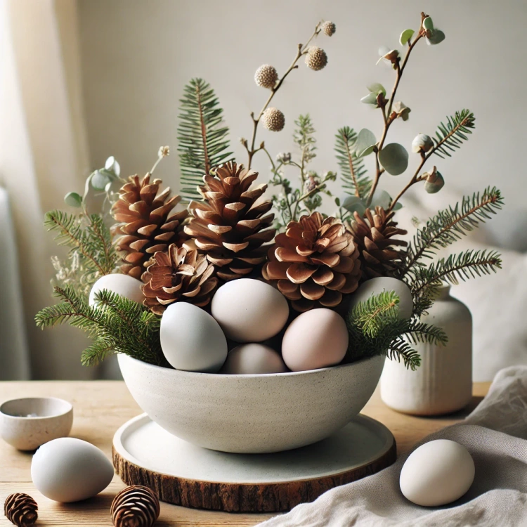 Set of dried cones: pine,pine,larch,douglas fir, beech 35-45 pcs.
