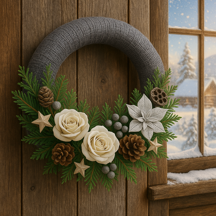 Lotos gefärbt Durchmesser 6-8 cm 6 Stck schwarz