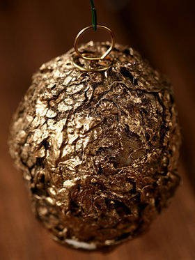 Gehänge mit goldenen Flechten 16 cm