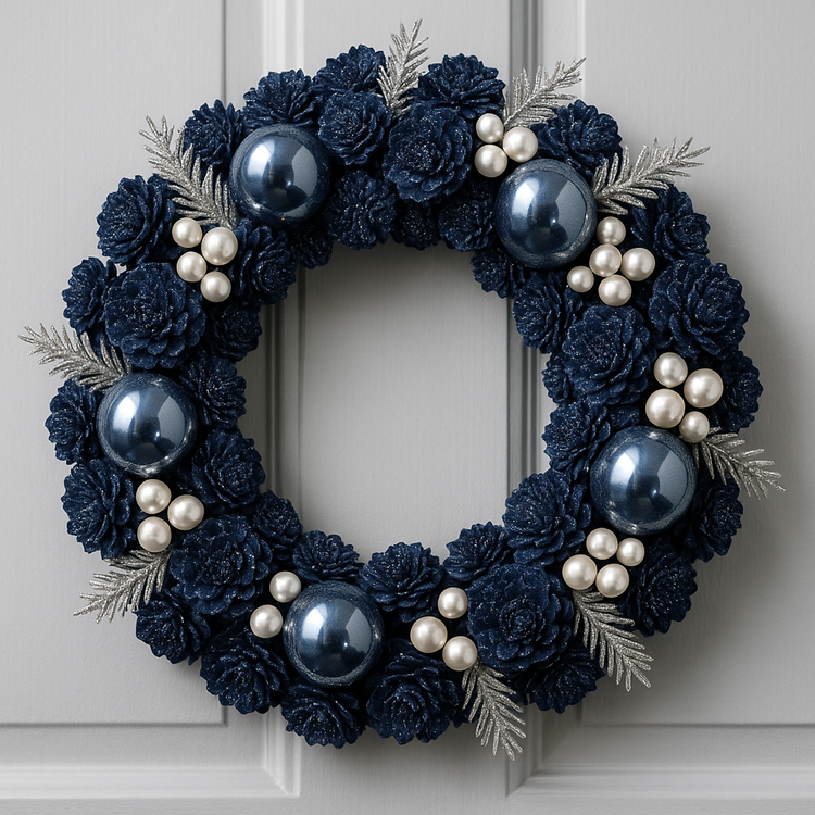 Trockene Blumen - versilbert 2-3 cm  30 Stck