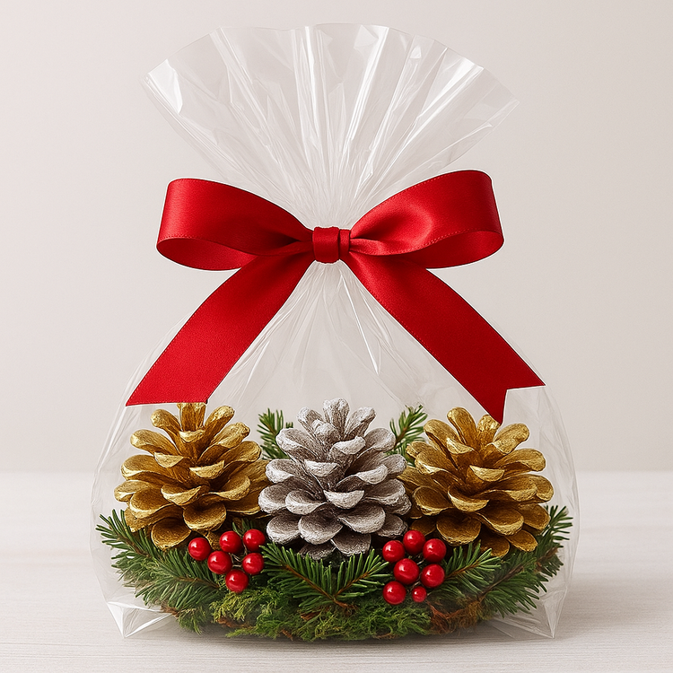 Pinus gold lacquered