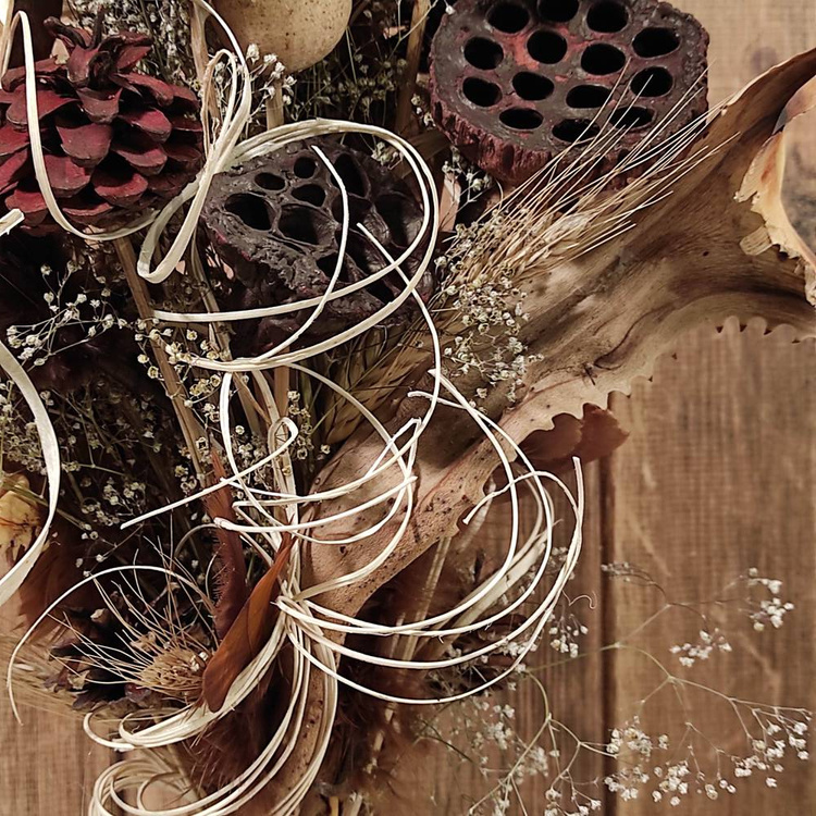 Strauß getrockneter Pflanzen 40-50 cm 