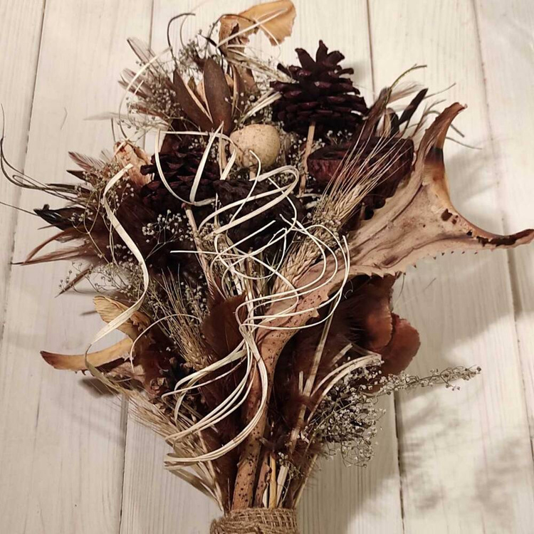 Strauß getrockneter Pflanzen 40-50 cm 