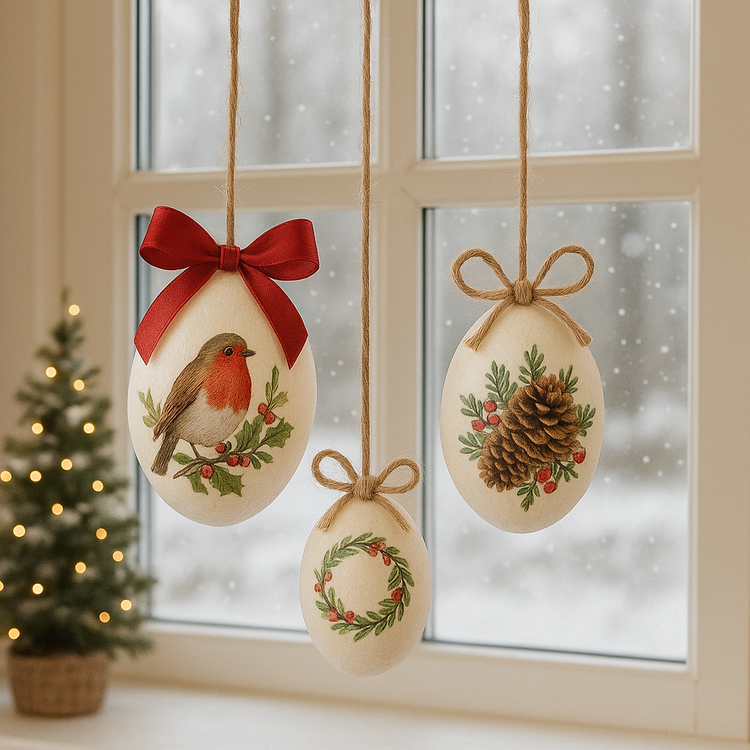 Zestawkształtek styropianowych 12/9/6 cm – do DIY, tworzenia świątecznych zawieszek