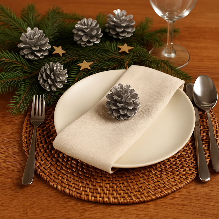 Silberkegel 12 Stück / op