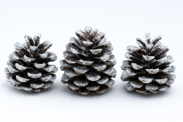 Pinus silver lacquered