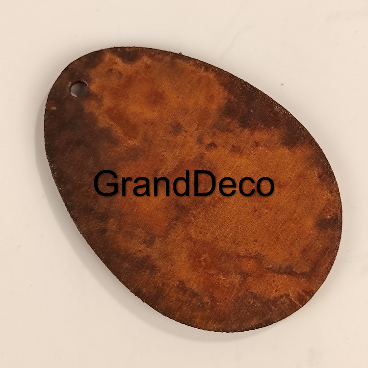 Hölzerne Ostereier wz. 2. Weihnachts-Frühlingsanhänger 80 mm / 4 Stk.