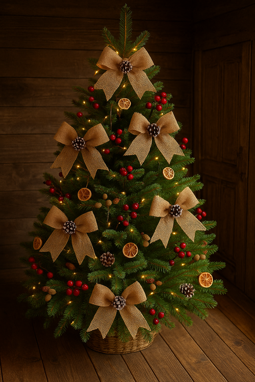 Jute ribbon,  18/15 cm 3 pcs / pack