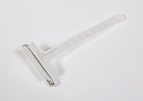 Clip white VICTORIA (10 pcs/pkg)