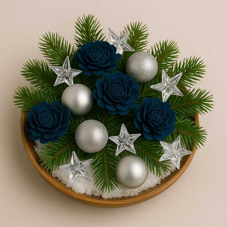 Acrylsterne, Weihnachtsdekoration 50g