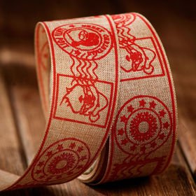 Weihnachtsband Breite 40mm 3 yd