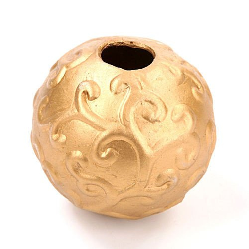 Gold, ceramic ball, 8,5 cm