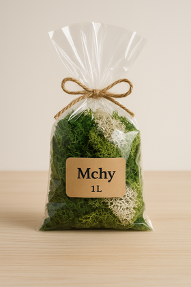 Decorative moss,  mix, 80/120/200mm