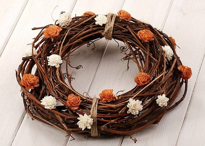 Dried salt flowers 45-50 pcs / pack - natural browns