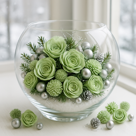 Lotus dyed diameter 6-8 cm 6 pcs/pkg black