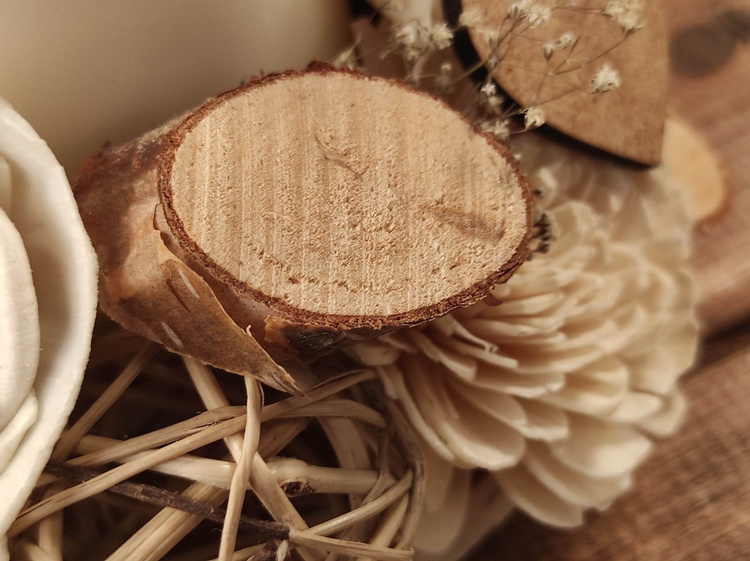 Bunch of grass, grains and linum, ca. 40 cm