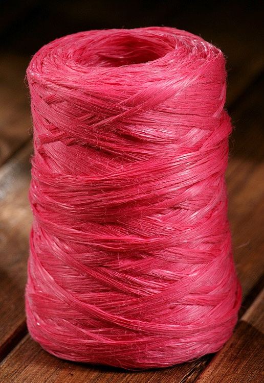 Raphia 160 m / Breite 1,8 cm rosa