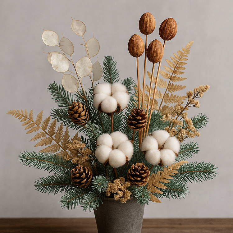 Exotische Früchte am Stäbchen, 6 Stücke - 30 cm, natürlich